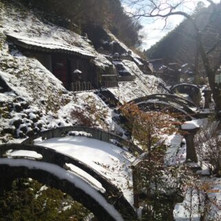 大森銀山地区_1538169_雪晴れ